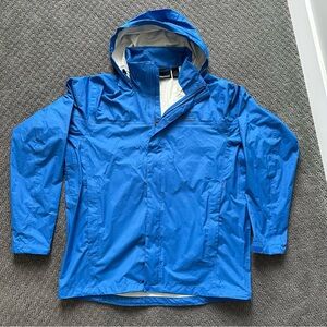Marmot Men's Bright Blue Hooded Rain Jacket
